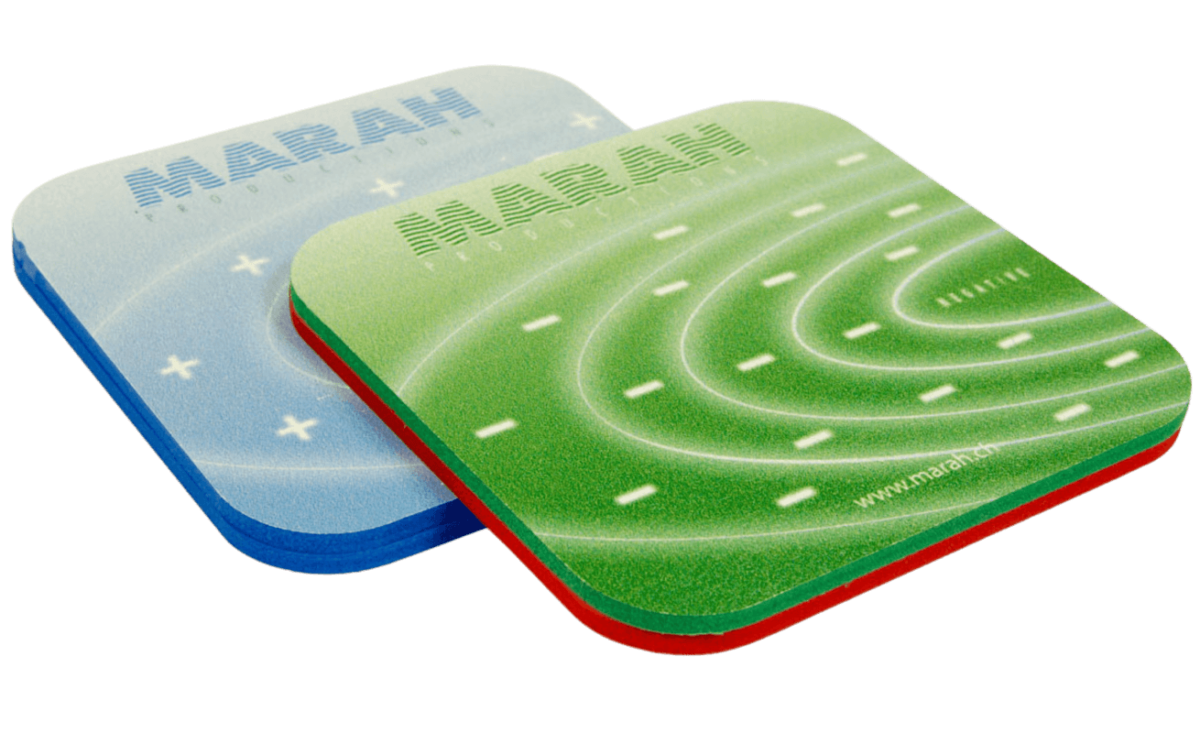 Coaster Set - sottobottiglia blu e verde cmp 1